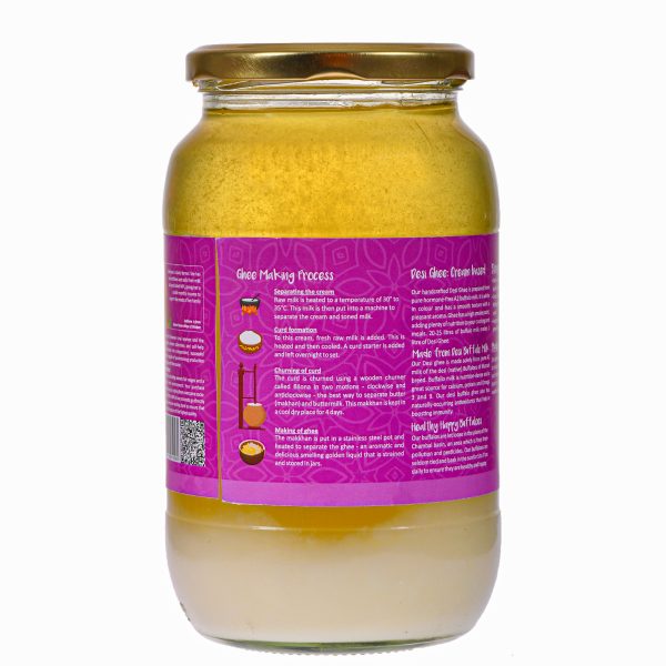 Katori Hand Churned Bilona Deshi Ghee | Glass Bottle