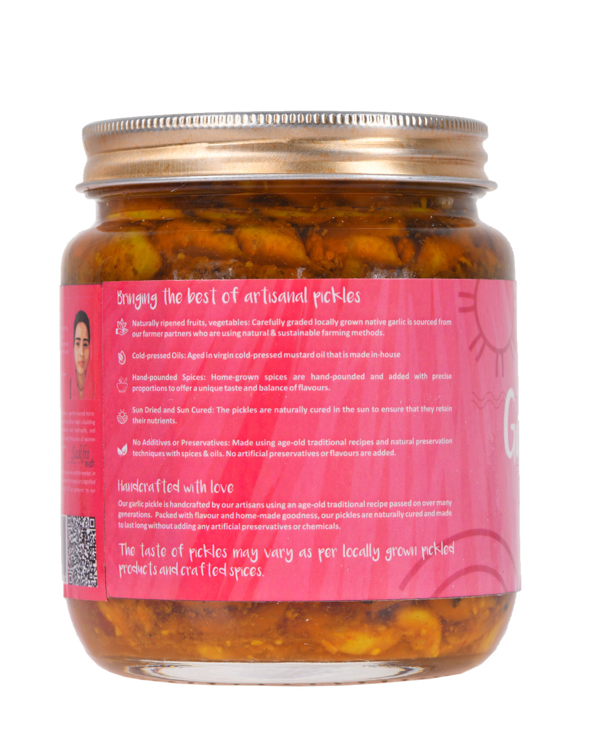 Katori Handcrafted  Garlic Pickle | Glass Jars