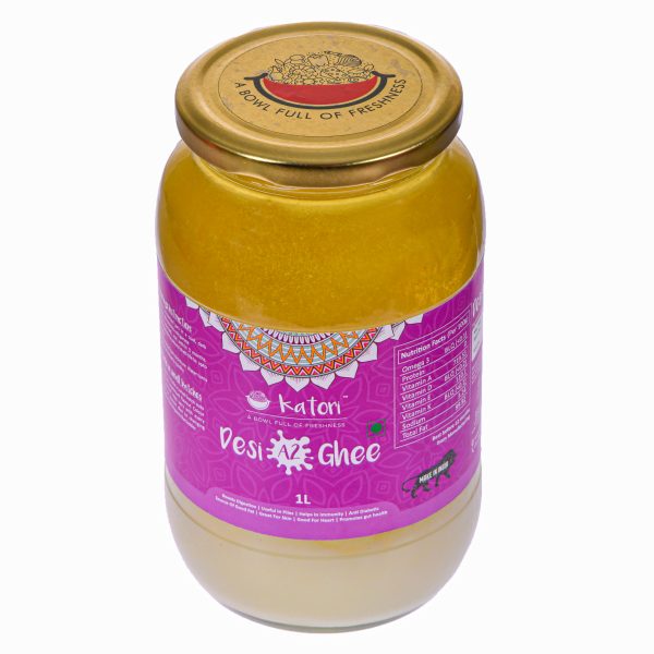 Katori Hand Churned Bilona Deshi Ghee | Glass Bottle