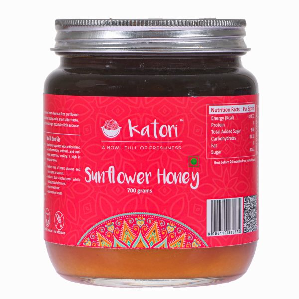 Katori Natural Sunflower Honey | Glass Bottle