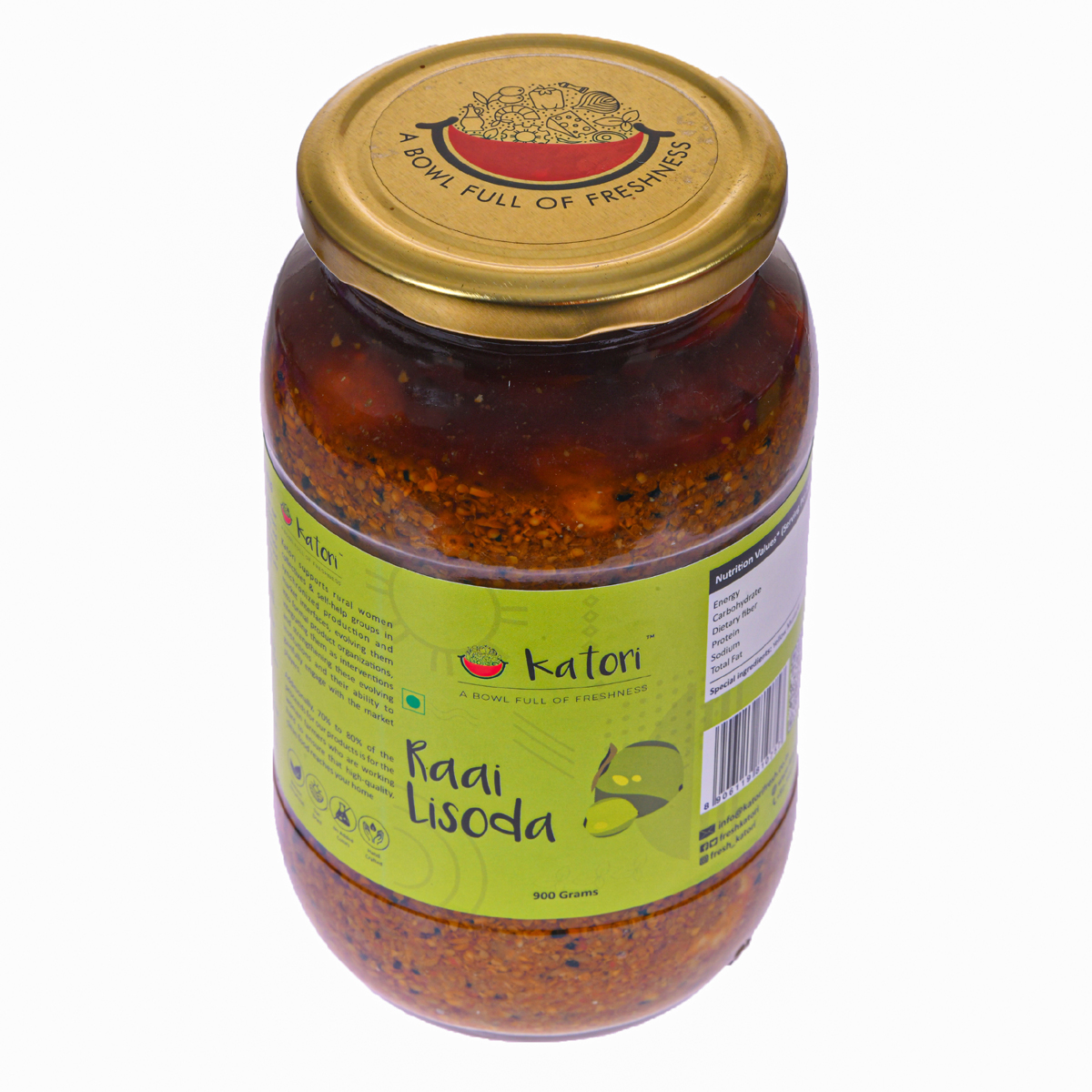 Katori Handcrafted  Lisoda (Raai) Pickle | Glass Jars