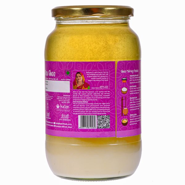 Katori Hand Churned Bilona Deshi Ghee | Glass Bottle